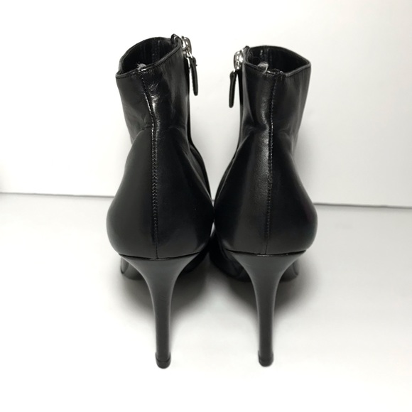 St. John Collection Black Leather Ankle Zip $698 - Picture 3 of 8